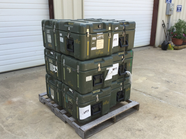 (12) US Army Aviation & Missile 13109663-2 Special Storage Cases