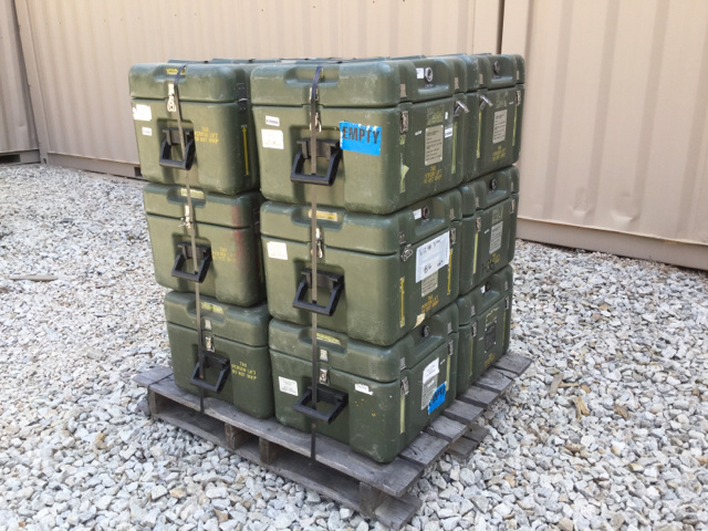 (12) US Army Aviation & Missile 13109663-2 Special Storage Cases