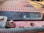 Engine with Emission Label