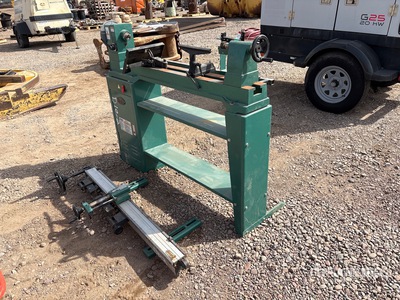 Powermatic Electric 13 in Planer/Grizzly Bench Lathe W/Delta Mortise Drill