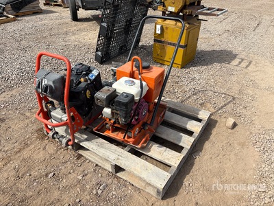 Quantity of (2) Mikasa & Bobcat Hydraulic Tamper Vibratory Plate Compactor