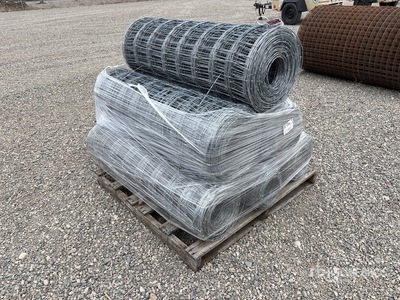 Quantity of (6) x 4 ft Galvanized Field Fencing (Unused)