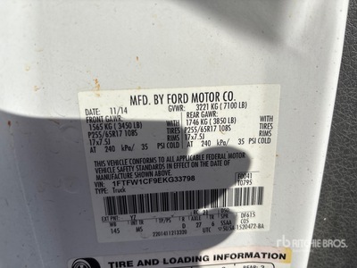 2014 Ford F-150 XLT 4x2 Crew Cab Pickup