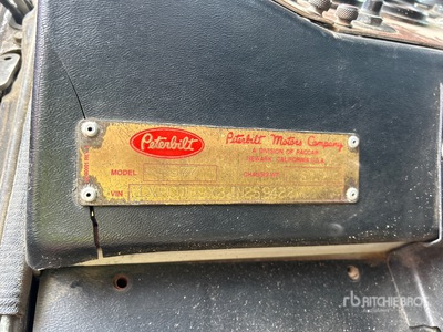 1988 Peterbilt 377 6x4 Cabeza Tractora Cabina Dormitorio