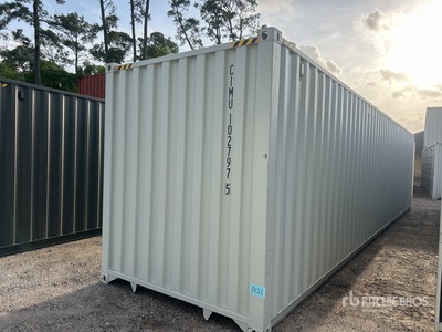 2026 40 ft High Cube Multi-Door Storage Container