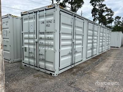 2026 40 ft High Cube Multi-Door Contenedor de almacenamiento