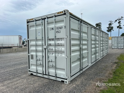 2025 40 ft High Cube Multi-Door Contenedor de almacenamiento