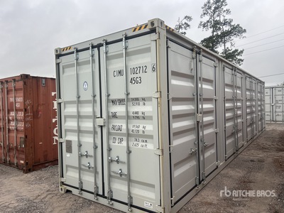 2025 40 ft High Cube Multi-Door Storage Container