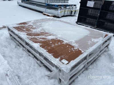 Quantity of (2) 2026 BYT BDF6 6 ft x 8 ft Aluminum Boat Dock Section Kit (Unused)