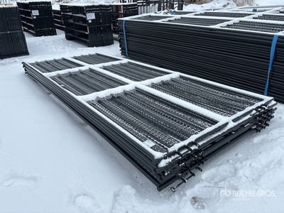 Quantity of (6) 2026 BYT WBF012 12 Ft Wind Fence (Unused)