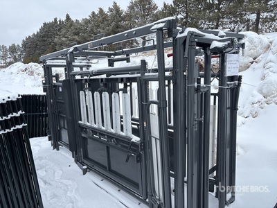 2026 BYT CC003 12 ft 6 in Upgraded Stockman Squeeze Chute (Unused)