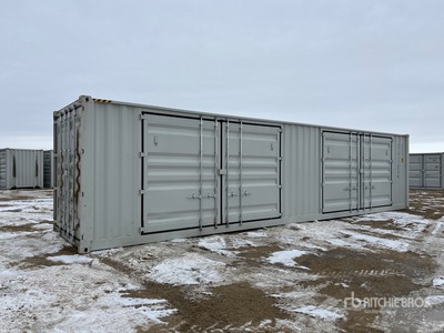 2025 40 ft High Cube Multi-Door Storage Container