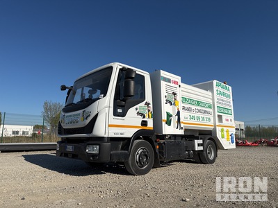 2022 Iveco Eurocargo 100-190 4x2 Garbage Dumpster Pressure Washer Truck
