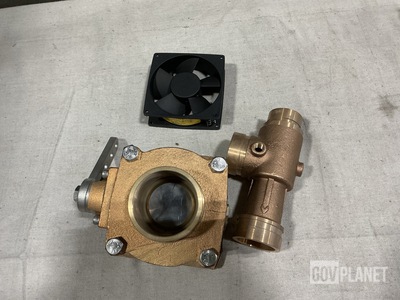 (1) Fan, (1) Jet Ejector, (1) Ball Valve & Assorted Items