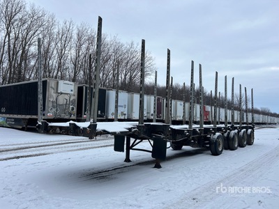 2002 Deloupe GB48 48 ft Quad/A Log Trailer