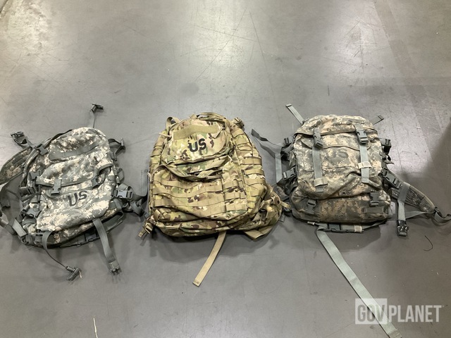 (15) Assault Packs, (4) Riflemen Sets, (9) Rucksacks & Assorted Items