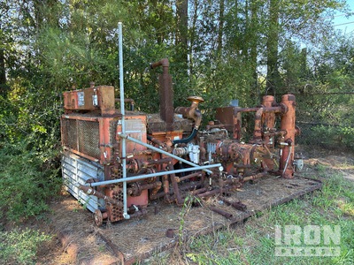1984 Skid-Mounted 2 Stage Natural Gas areil compressor unit Compresor NG