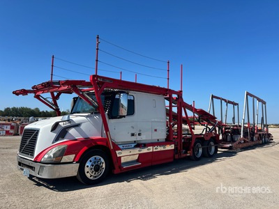 2014 Volvo VNL 6x4 شاحنة نقل سيارات