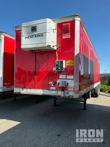 2010 Great Dane 36 ft x 96 in Sliding T/A Heated Van Trailer