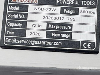 2025 ARTEER NSD-72W 72 in 3-Point & Schranklader zaaimachine (Unused)