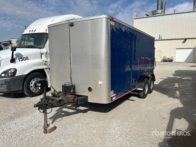 2013 Freedom 16 ft T/A Enclosed Trailer