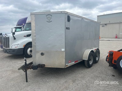2022 Diamond 12 ft T/A Enclosed Trailer