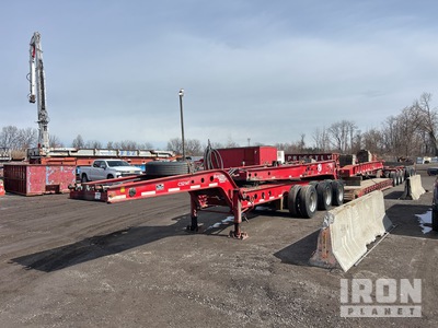 2013 Scheltema SFD 97300 kg 9 Axle. Beam Removable Gooseneck Float Remorque Surbaissée