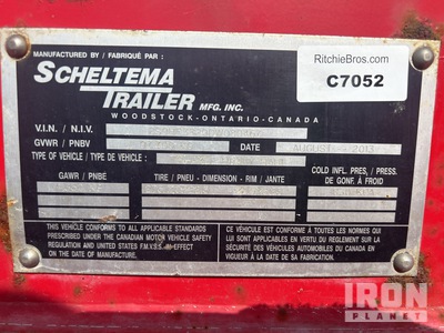 2013 Scheltema HRG Remorque Surbaissée