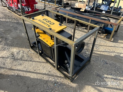 2026 AGT PD680-PZ Skid Steer Post Driver (Unused)
