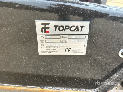2026 Top Cat HFRC 72 in Skid Steer Brush Cutter (Unused)