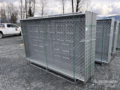 Quantity of (20) 2026 GLCF1006 10 ft x 6 ft Chain Link Temporary Clôture du site (Unused)