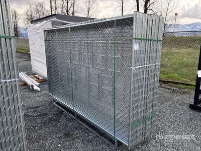 Quantity of (20) 2026 GLCF1006 10 ft x 6 ft Chain Link Temporary Clôture du site (Unused)