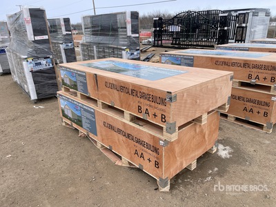 2025 AGR-MS2642 26 ft x 42 ft Metal Garage Bâtiment d'entreposage (Unused)