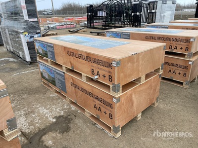 2025 AGR-MS2642 26 ft x 42 ft Metal Garage Bâtiment d'entreposage (Unused)