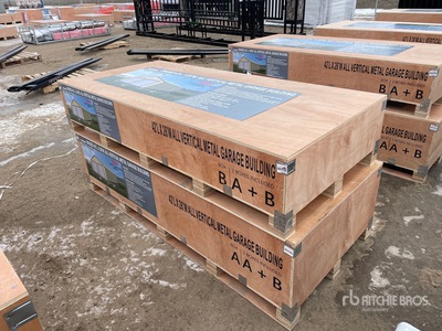 2025 AGR-MS2642 26 ft x 42 ft Metal Garage Bâtiment d'entreposage (Unused)