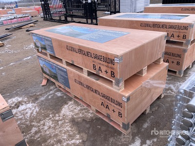 2025 AGR-MS2642 26 ft x 42 ft Metal Garage Bâtiment d'entreposage (Unused)