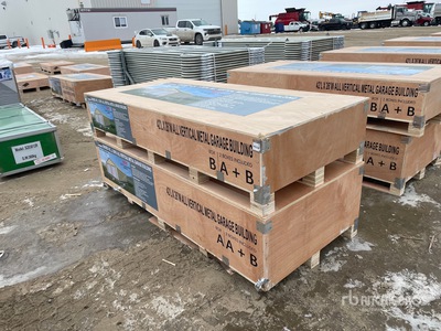 2025 AGR-MS2642 26 ft x 42 ft Metal Garage Bâtiment d'entreposage (Unused)