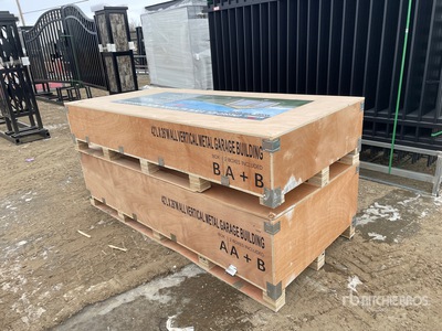 2025 AGR-MS2642 26 ft x 42 ft Metal Garage Bâtiment d'entreposage (Unused)