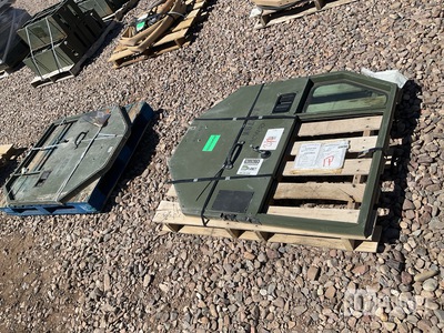 (2) Assorted Oshkosh Vehicular Doors