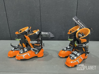(9) Pairs of Scarpa Maestrale Touring Boots
