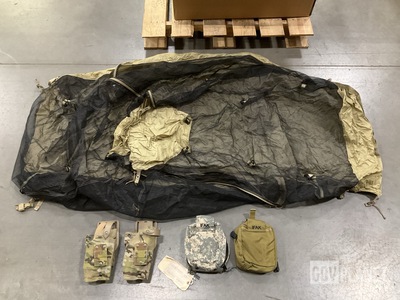 (7) Medical Aid Pouches, (5) Pistol Holsters & Assorted Items