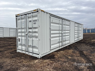 2025 40 ft High Cube Multi-Door Storage Container