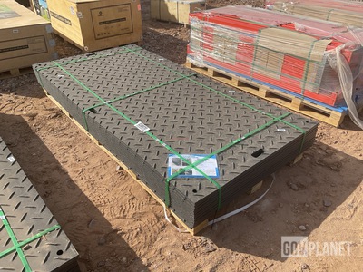(12) SKLP SK-LJB12 Polyethylene Board Roadbed Protection Pads - Unused