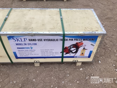 2026 SKLP SK-SYLJ100 Hand-Use Hydraulic Track Pin Press Machine - Unused
