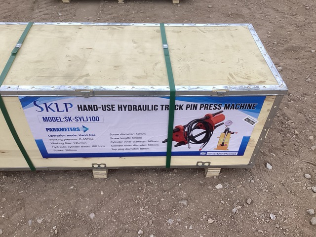 2026 SKLP SK-SYLJ100 Hand-Use Hydraulic Track Pin Press Machine - Unused