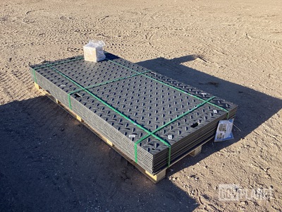 (12) SKLP SK-LJB12 Polyethylene Board Roadbed Protection Pads - Unused