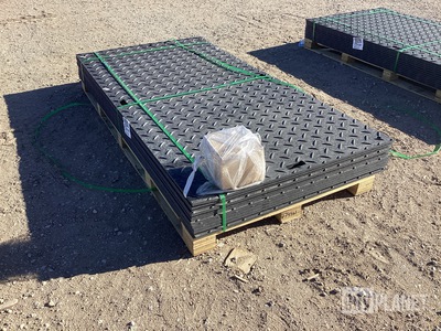 (12) SKLP SK-LJB12 Polyethylene Board Roadbed Protection Pads - Unused