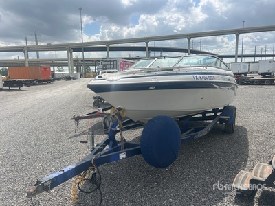 2004 Crownline 18 ft Bowrider Boat w/2003 Eagle E19-35B Trailer