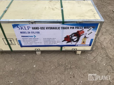 2026 SKLP SK-SYLJ100 Hand-Use Hydraulic Track Pin Press Machine - Unused