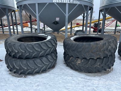 Quantity of (4) Goodyear 520/85R42 Tires